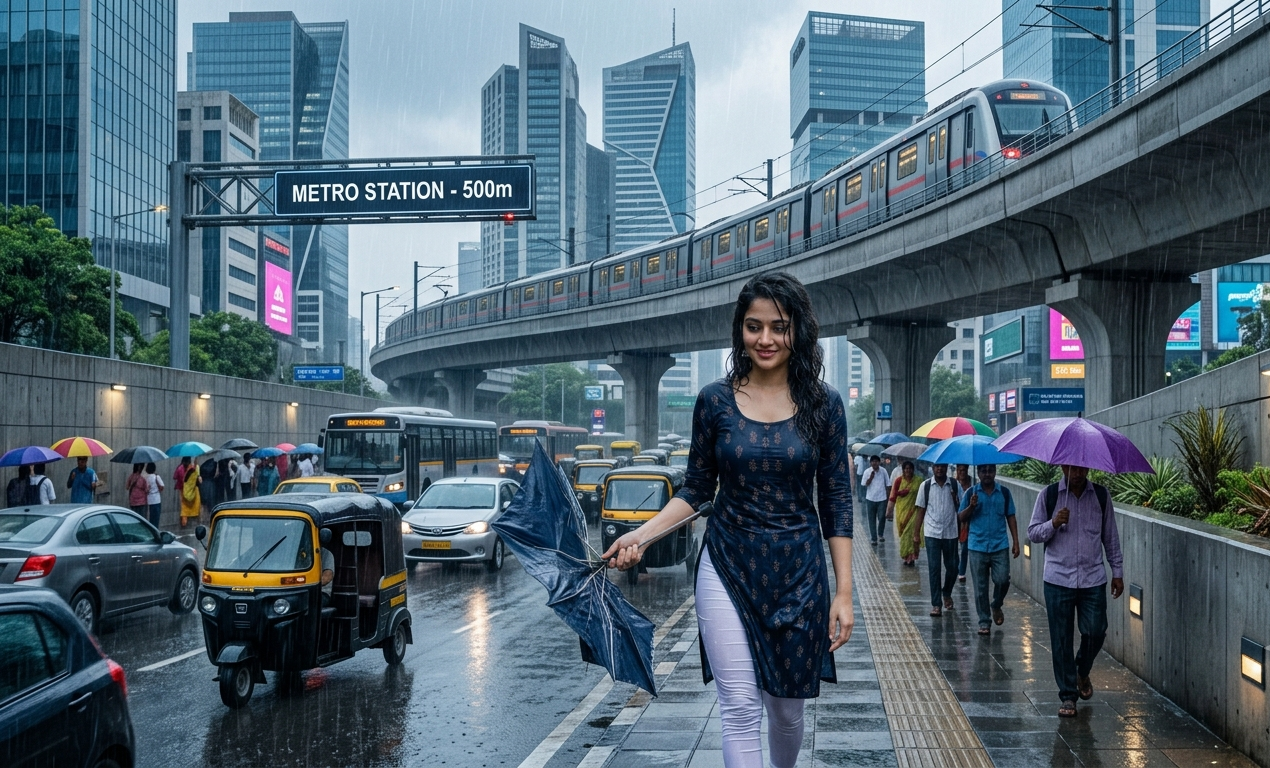 बारिश की रात में अंजान लड़की की चुदाई