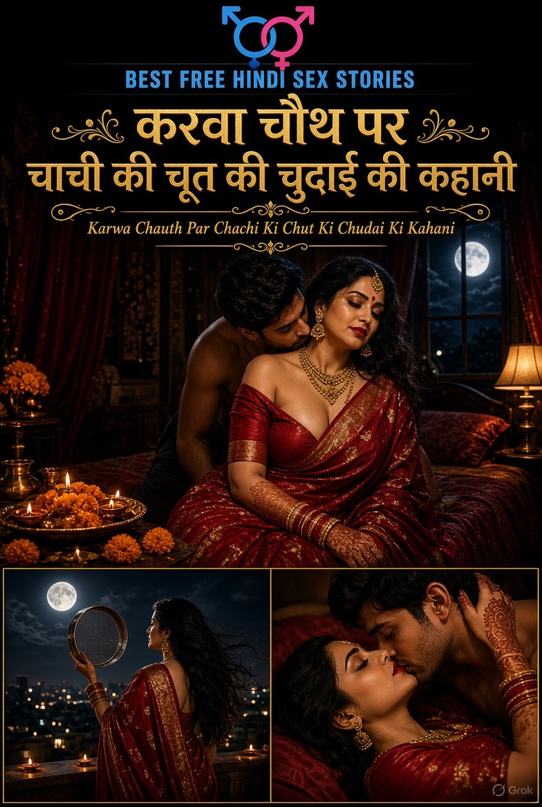 करवा चौथ पर चाची की चूत की चुदाई की कहानी