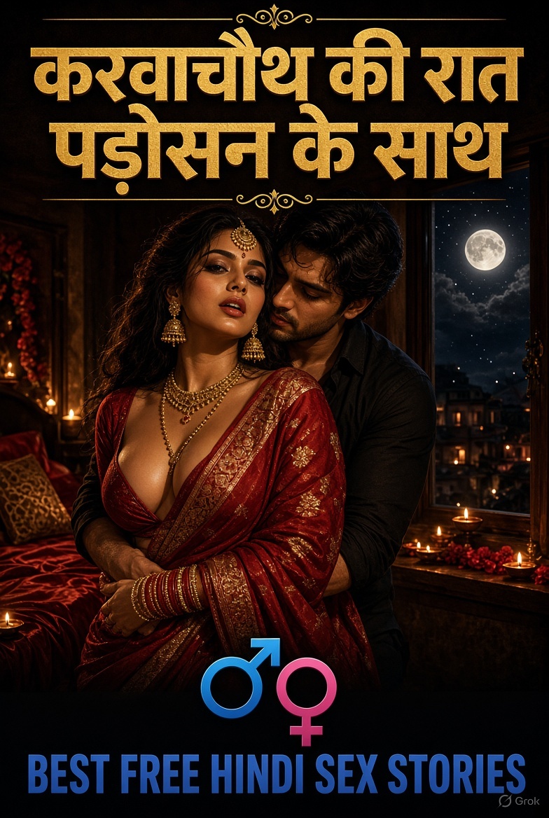करवाचौथ की रात पड़ोसन के साथ